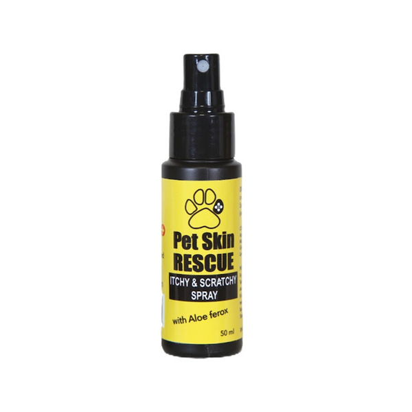 Pet Skin Rescue Itchy &amp; Scratchy Spray. Soothe Irritated + Itching Skin