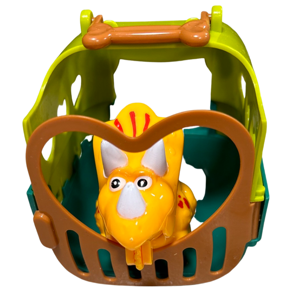 Dinosaur Car in a Cage