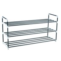 Knight 3 Tier Heavy Duty Metal Shoe Rack Holder Organiser Multi Purpose