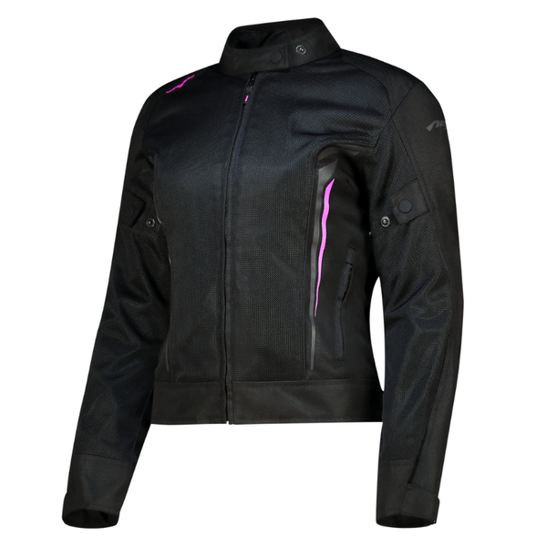 Nexo Ladies Milano Airflow Jacket - Black/Pink