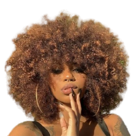 Synthetic Hair Afro Kinky Ombre Fringe Wig Shop Today Get It