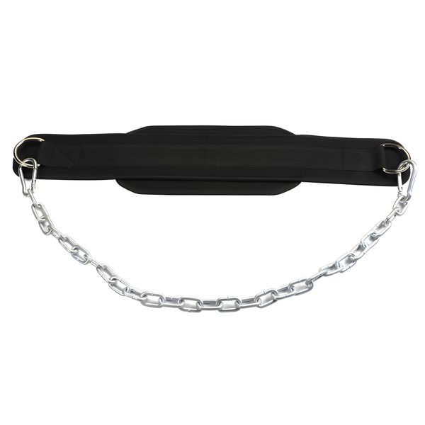 Weight Lifting Belt with Chain Support Weighted Pull Up Belt for Fitness