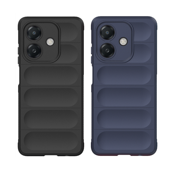 2 Units - HD Shockproof Protective Case Compatible with Oppo A40 Redpurple