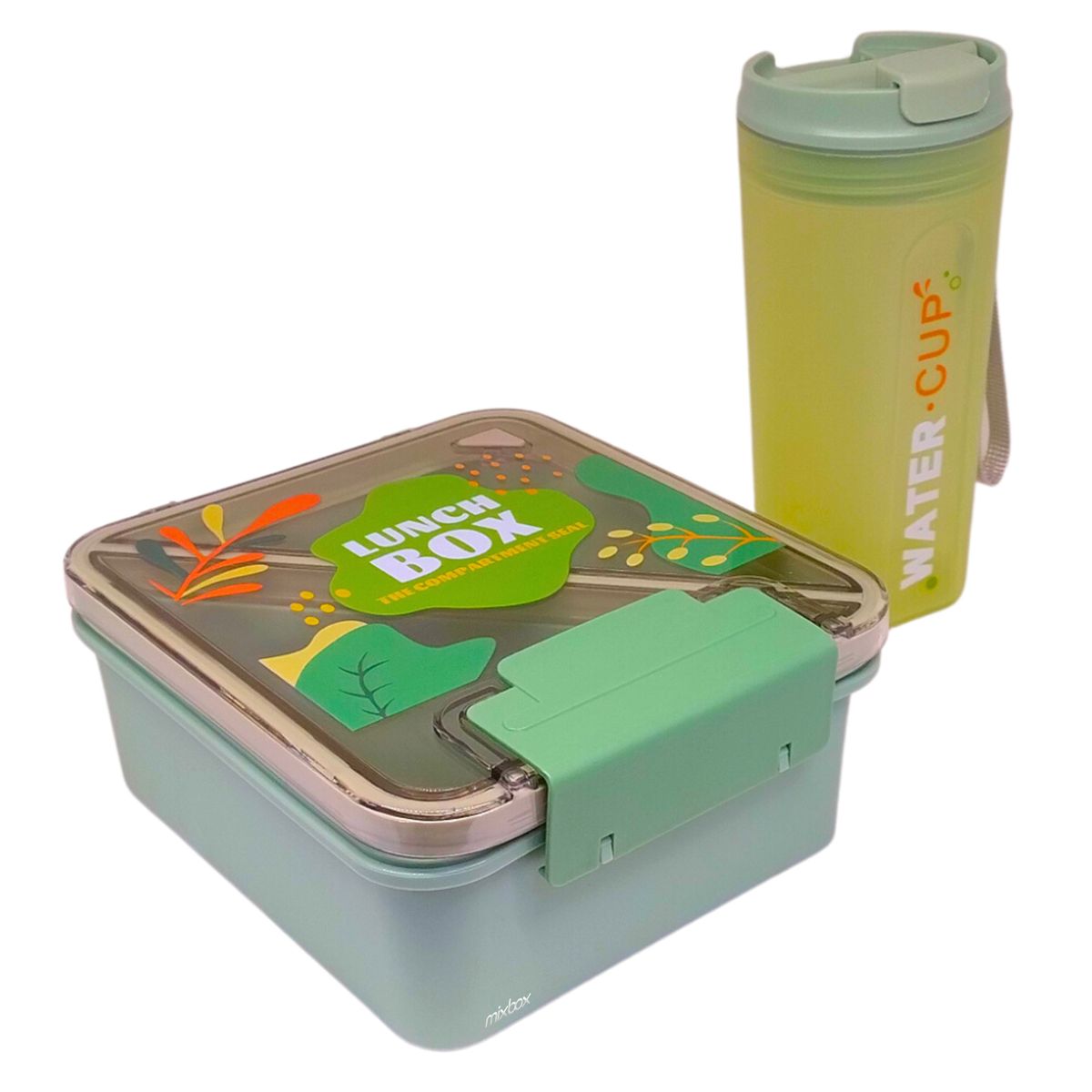 Mix Box Lunch Box and Water Cup Set