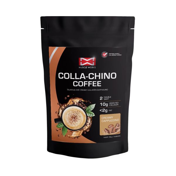 Muscle Works Collagen Coffee 450g Creamy Cappucino