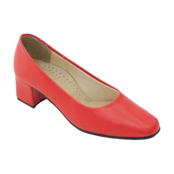 LaMara Paris Local Basic Comfort 5.5cm Heel Court Shoe - White