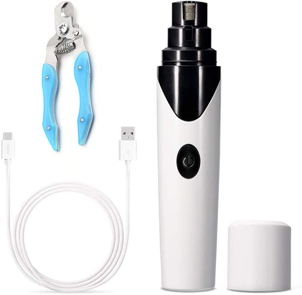 BD- Painless Dog Nail Grinder Low Noise for Small Medium Large Dogs &amp; Cats