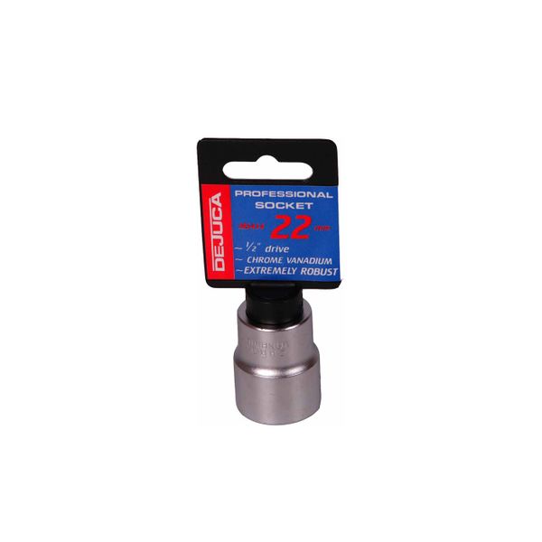 Dejuca - Socket - Cv - Fd - 1/2 Inch drive - 6pt - 22mm - 3 Pack