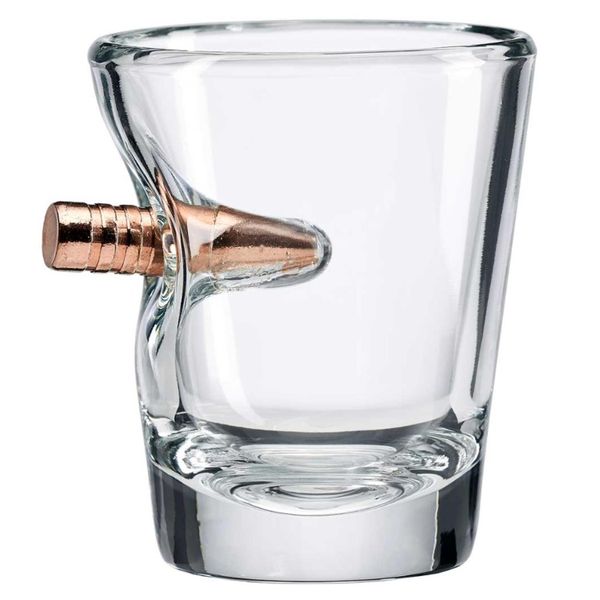 Myso Shot Glass with Bullet - Non-Toxic High-Quality Handcrafted