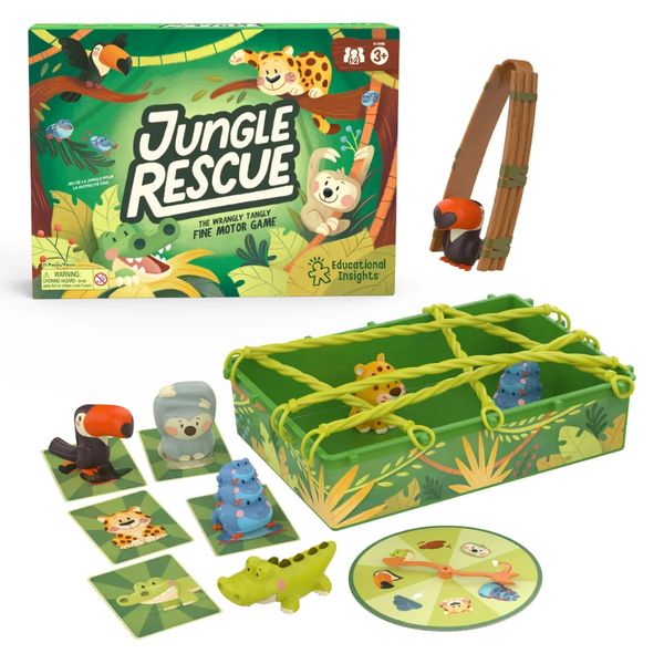 Educational Insights Jungle Rescue: Fine Motor Educational Game for Kids