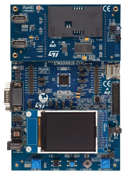 STMicroelectronics (STM32G081B-EVAL) Evaluation Kit, STM32G081B MCU