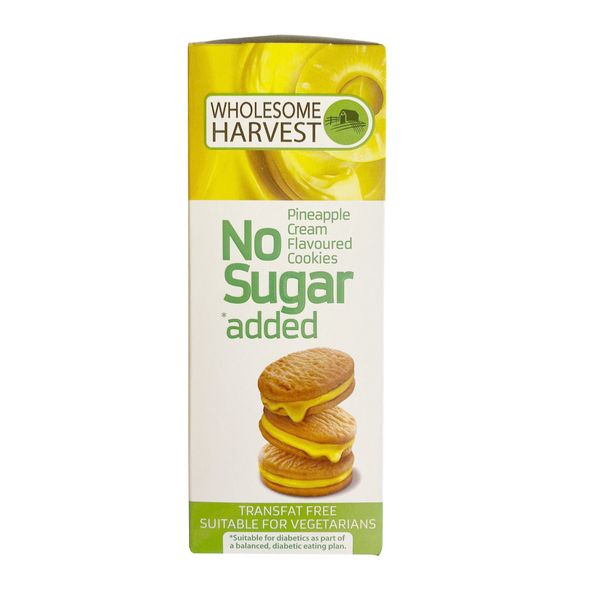 Wholesome Harvest Sugar-Free Pineapple Cookies 4 x 75g