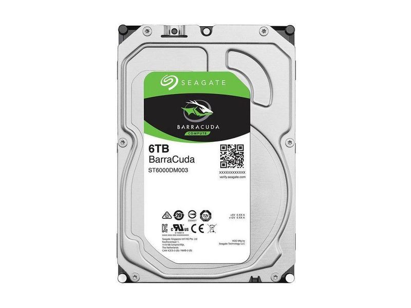 Seagate Barracuda 6TB 3.5" Hard Drive