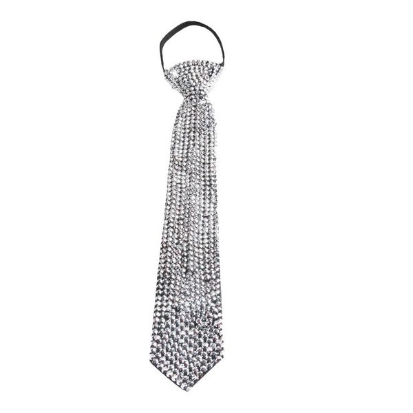 Crystal decoration, shiny and bright men's business tie