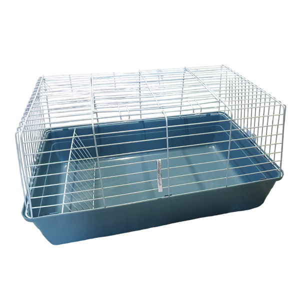 Small Blue Rabbit Cage (69 x 44 x 36.5cm)