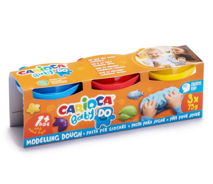 Carioca Baby Dough Pot 3 x 75gr
