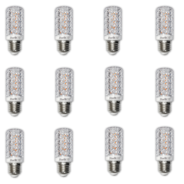 Starlit 6W E27 Blue LED Diamond Bulb- 12 Pack