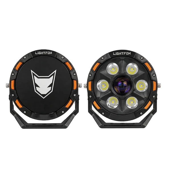 Lightfox 7" LASER LED Driving Spot Light (LF-DL-7LASx2)