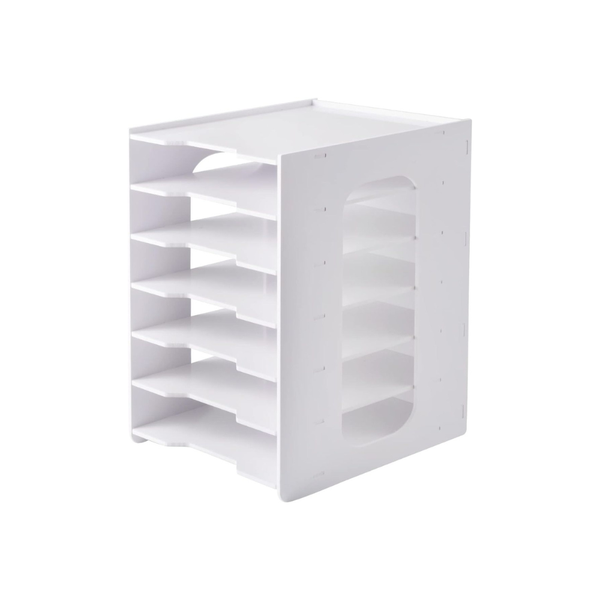 7 Tier Letter Tray Organiser File Document Holder A4 Paper For Office-GC-48