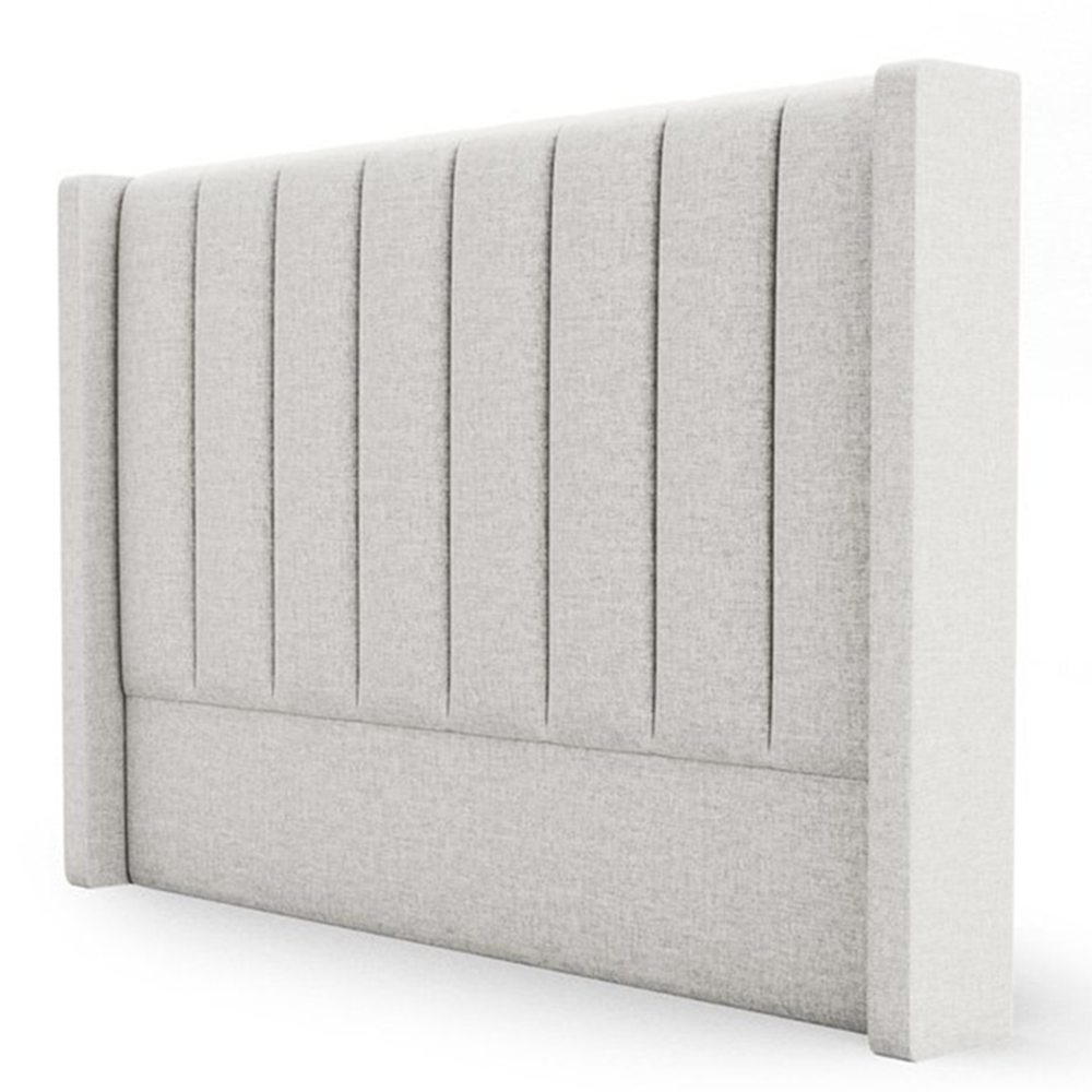 Scarlet Winged Minimalist Linen Headboard, Linen Grey (Queen) Shop