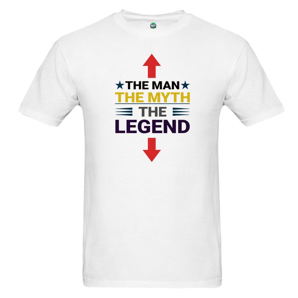 Men's T-Shirt Short Sleeve The Man, The Myth, The Legend Adult Humour