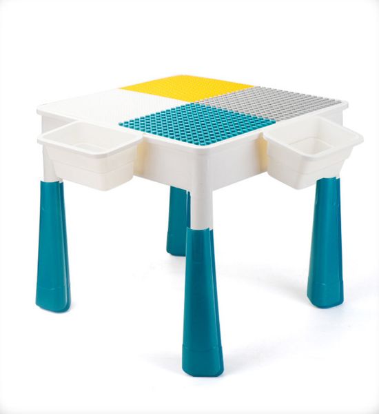Olive Tree - Multi-Functional Table with 1 Chair and 350 Toy Blocks