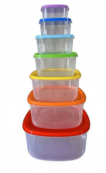 Continental 7 piece food storage containers