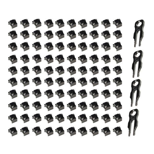 Rj45 Port Lock Kit with Key - Ethernet Port Security Compatible with None
