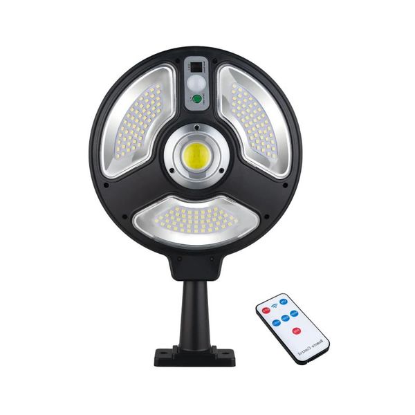 460W Outdoor LED Solar Sensor Wall Lamp With Remote X8022