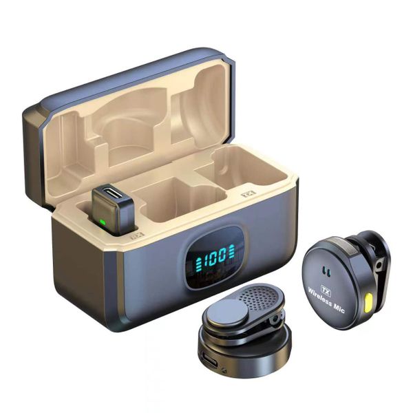 Wireless Lavalier Microphone (1-to-2) for Network Live Streaming