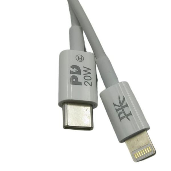 PK 1m PD60W Type-C To Lightning Data Transfer And Charger Cable - PK37