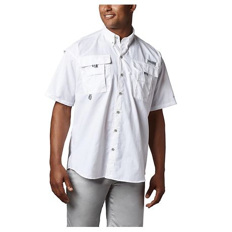 Columbia Men's Bahama II Short Sleeve Shirt White