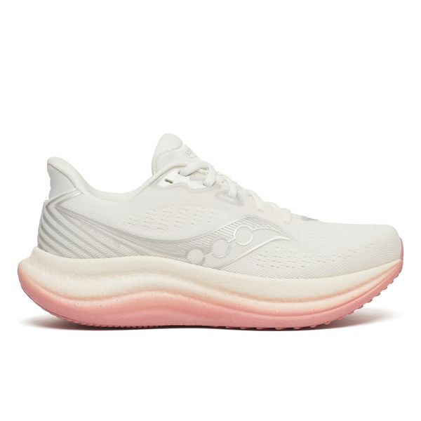 Saucony Women's Triumph 23 Road Running Shoes - Ivory/Mauve