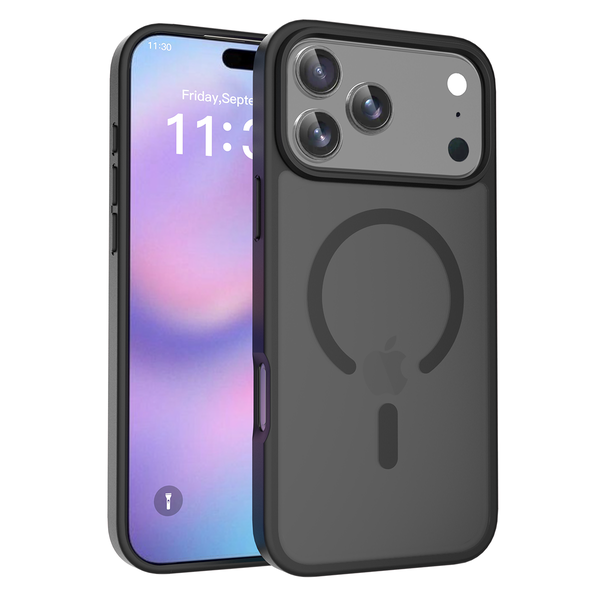 Clear Frosted Magnetic Shockproof Case Compatible with iPhone 17 Pro Max
