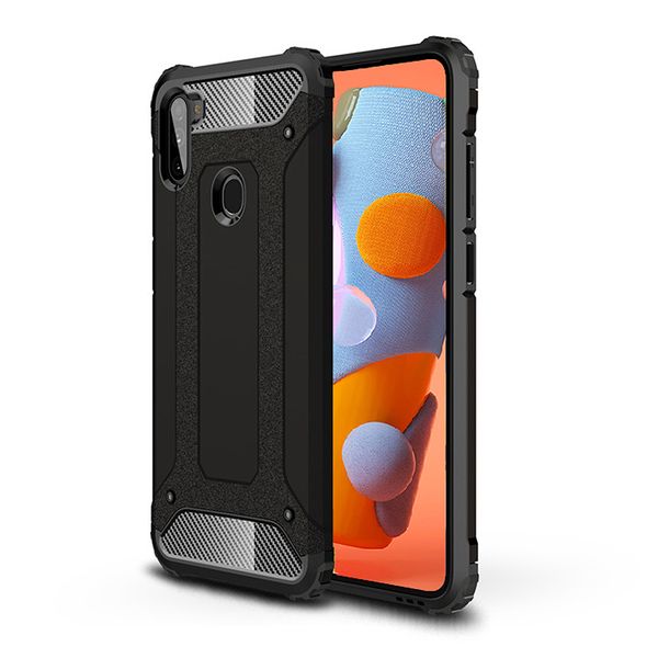 Hybrid Shockproof Case for Samsung Galaxy A11 - Black