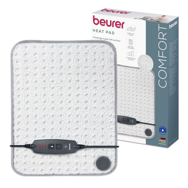 Beurer Germany Heating Pad HK 43 XL Super Cosy, Low Energy Use, 44 x 33cm
