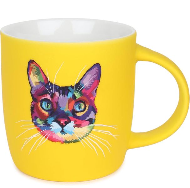 Cat Smokey Cocktail Printed Mug