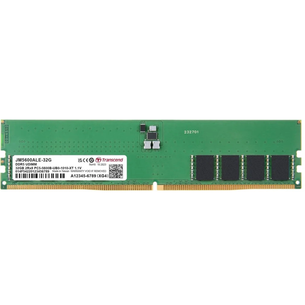 Transcend JetRam JM5600ALE-32G 32GB DDR5-5600MHz Unbuffered Desktop RAM