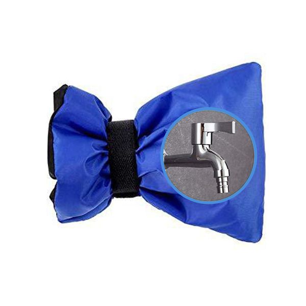 Navy Blue Faucet Cover 17x21 Centimeter Polypropylene Cotton