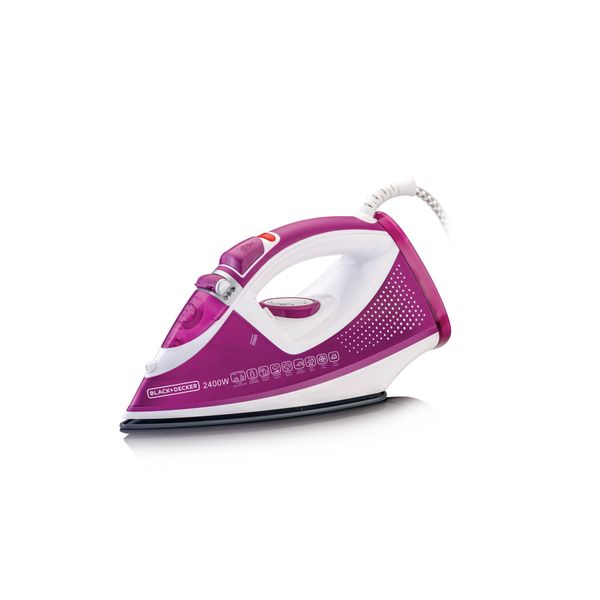 Black+Decker 2400W Steam Iron with Auto Shutoff and Ceramic Soleplate