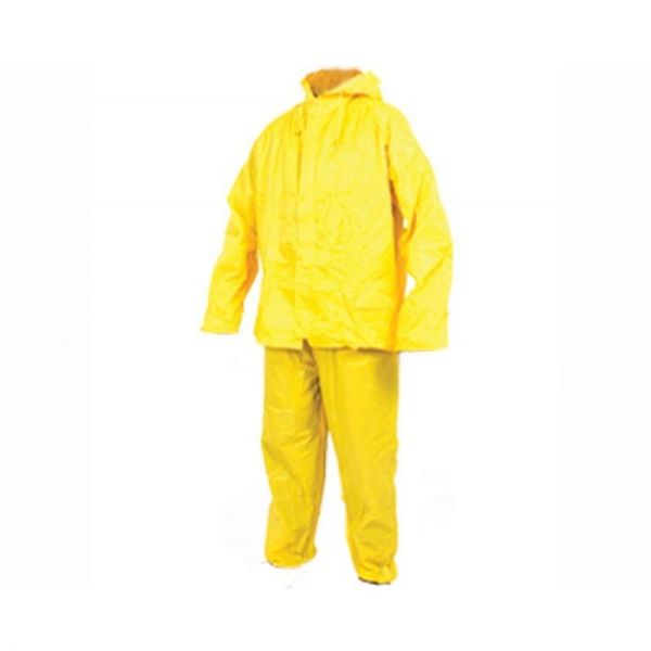 Rainsuit Rubberised Nylon Small Yellow