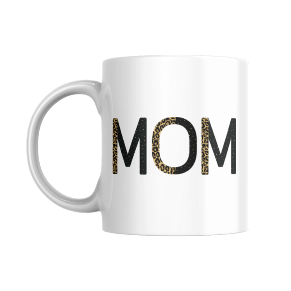 Branded Coffee Mug - Leopard Print MoM