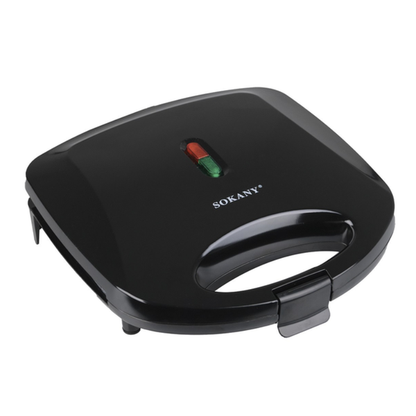 Sokany SK-BBQ-137 Thick Waffle Maker with Non-Stick Coating, Black