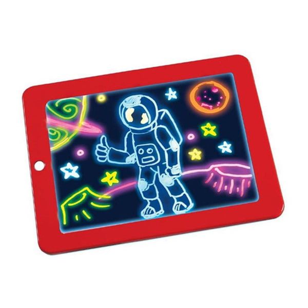 Kids Writing Tablet Drawing Pad LCD Learning Pad Touch Pad - Red