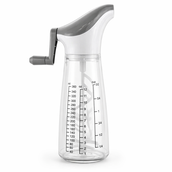 Salad Dressing Mixer White-Transparent 0.36 L