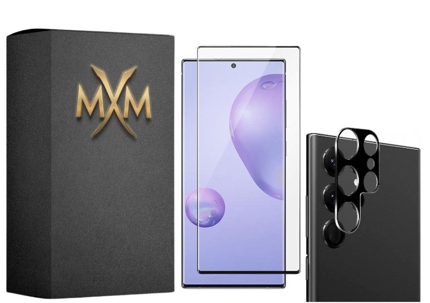 MXM Full Glue Screen Protector and Camera Lens Protector Samsung S24