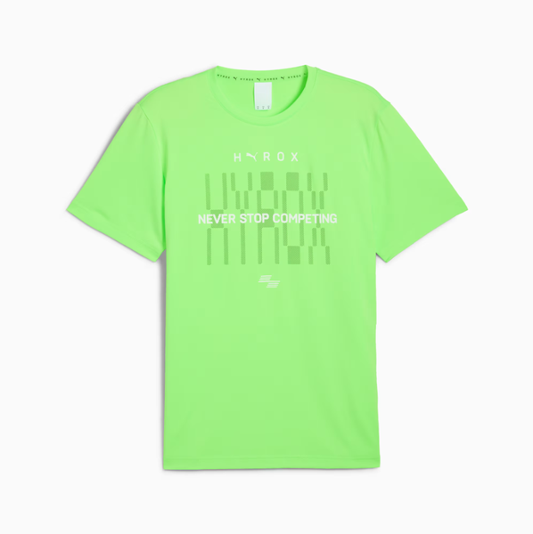 Puma Men's X Hyrox Tech Short Sleeve Training T-Shirt - Green Glare