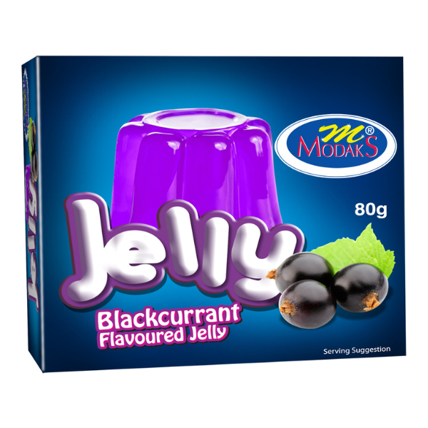 Modaks Blackcurrant Jelly 6 x 80 g