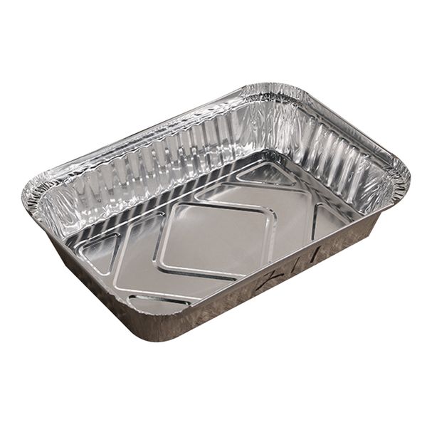 Pack of 10 Aluminum Foil Pans Food Container Single-use Pan 570ml no cover