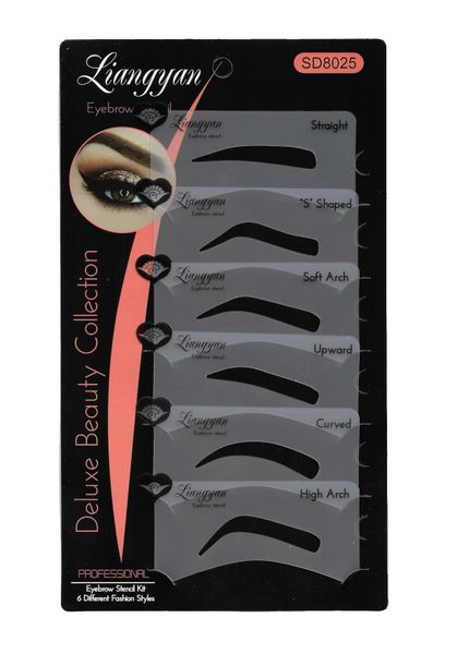 Eyebrow Stencil Shaper Template Set